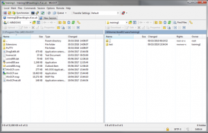 winscp two remote hosts